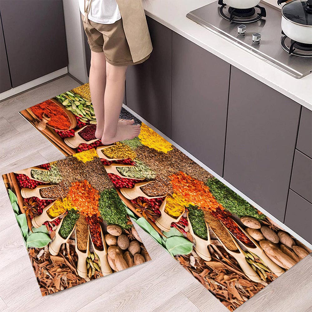 1PC Vegetable Grains Spices Ki - مراجعة Commercial Kitchen Floor وسعره