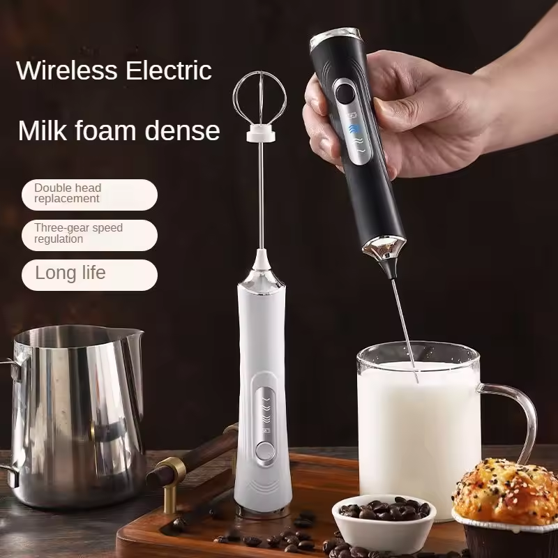 USB Electric Milk Frother Hand - مراجعة Commercial Espresso Machine وسعره