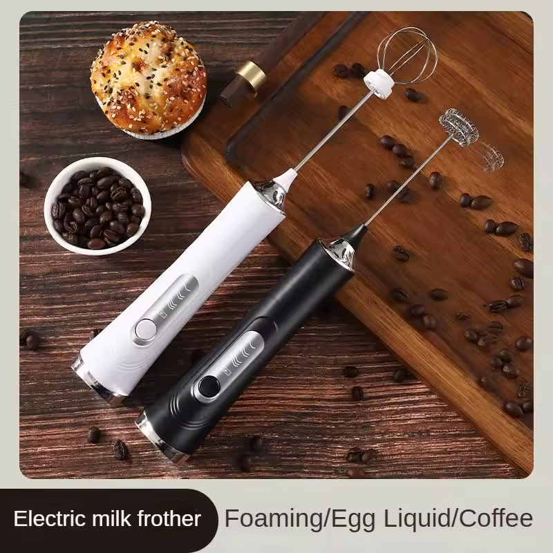 USB Electric Milk Frother Hand - مراجعة Commercial Espresso Machine وسعره