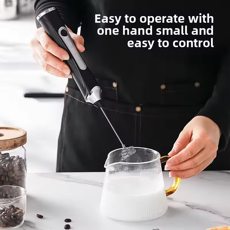 USB Electric Milk Frother Hand - مراجعة Commercial Espresso Machine وسعره