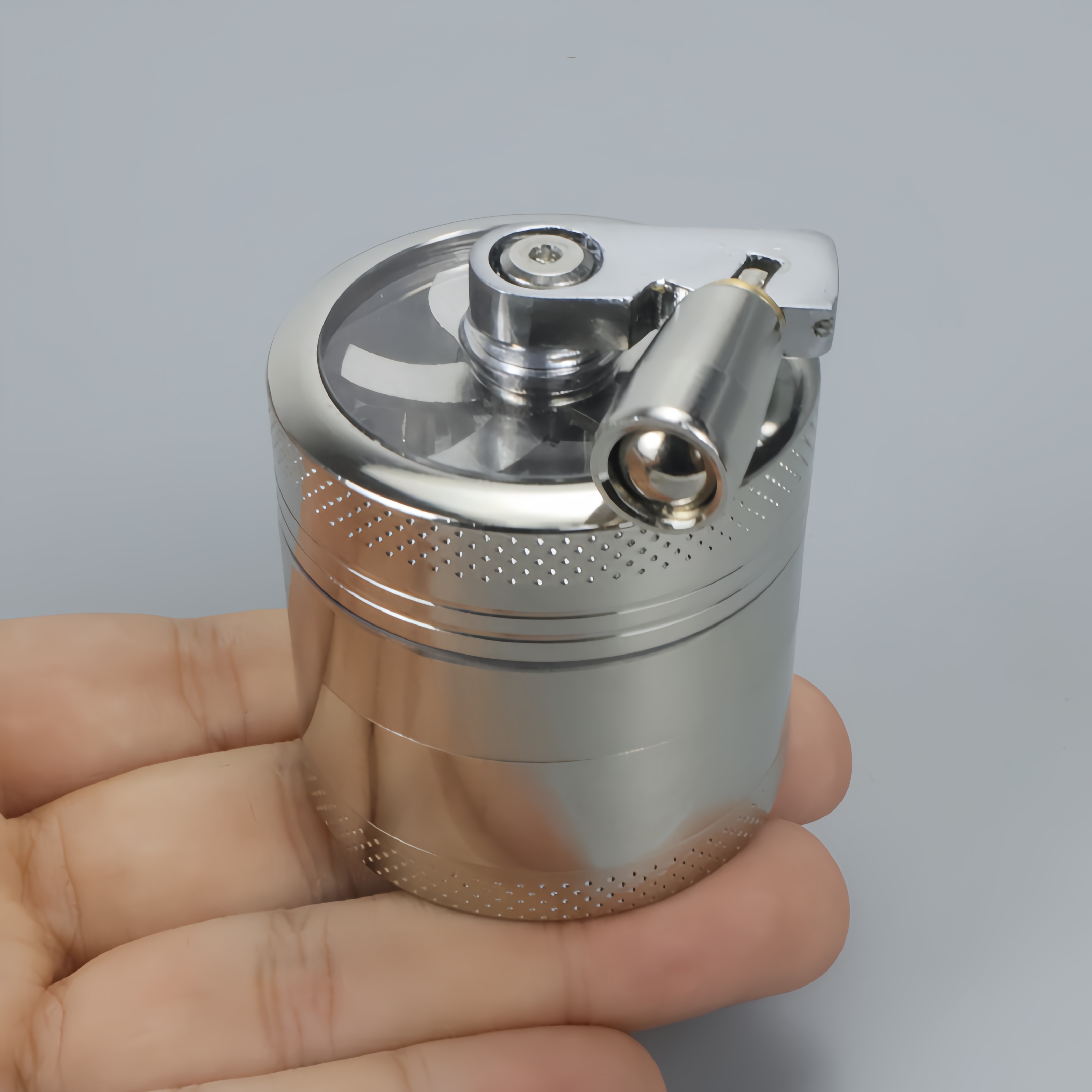 Handheld 4-Layer Manual Spice  - مراجعة Commercial Kitchen Grinder وسعره